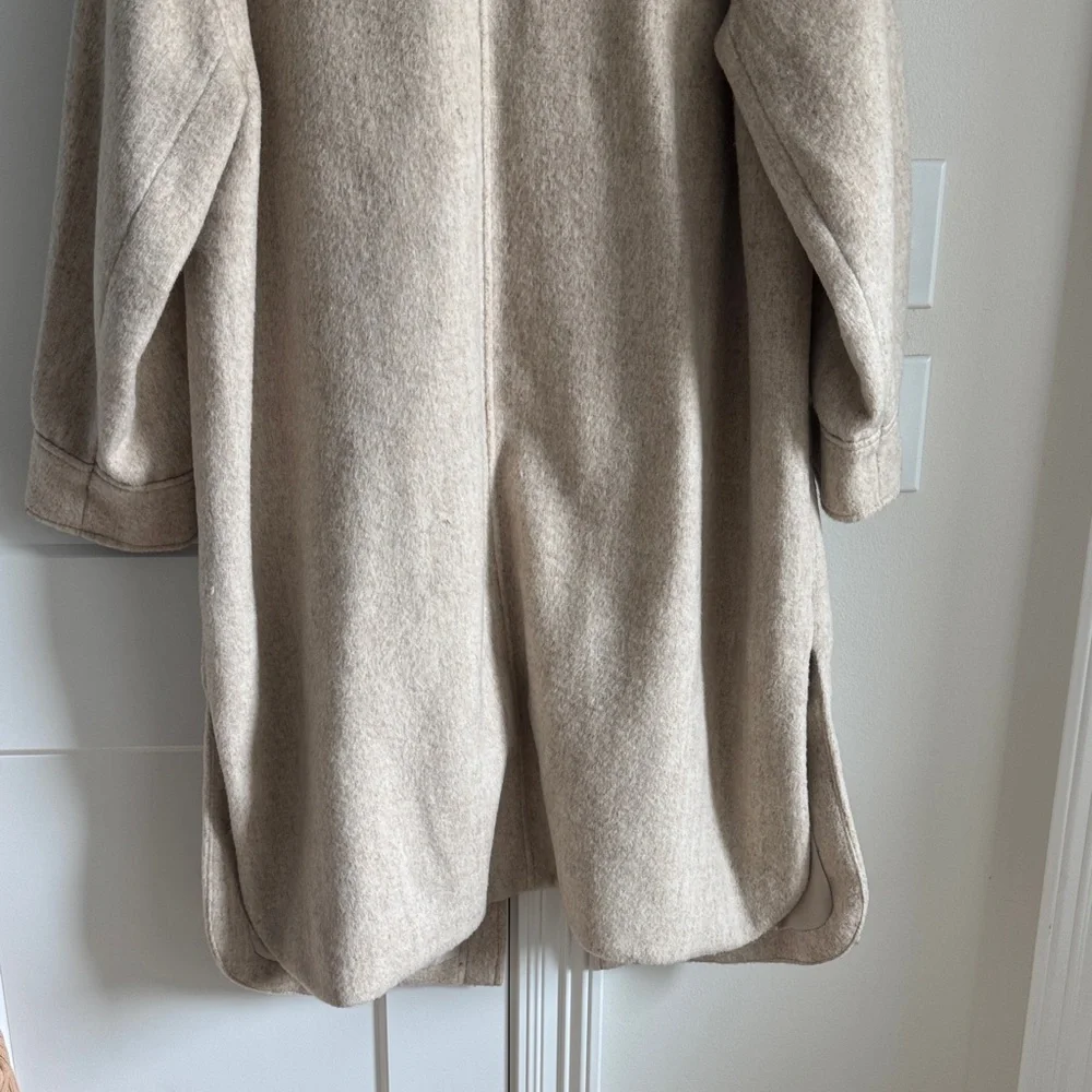 H&M Cream Wool Coat - Picture 9 of 12